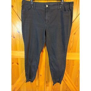 Silver Jeans Co Women’s Suki Skinny High Rise Raw Hem Ankle Jeans Size 16 (6901)